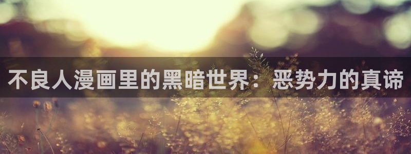 dm530风车动漫官网：不良人漫画里的黑暗世界：恶势力的真谛